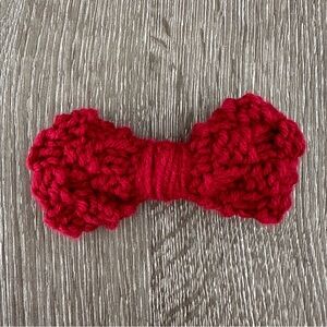 Handmade Cranberry Red Hair Bow